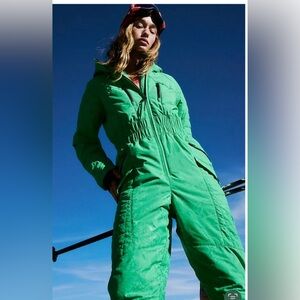 NWT Free People Water Reactive All Prepped Ski Suit